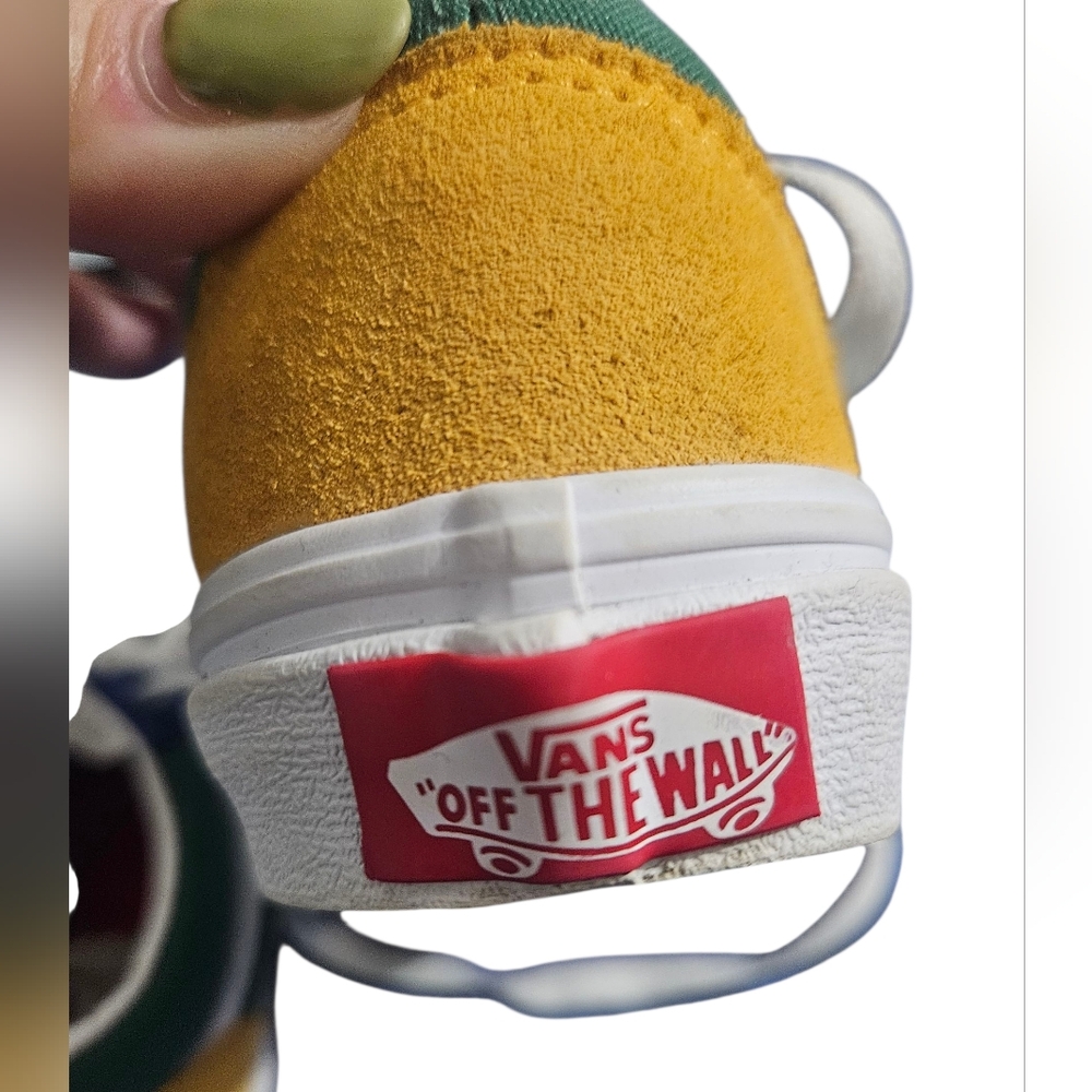 Vans Kids Sneakers in Blue, Green, and Yellow - Picture 3 of 4